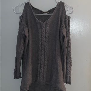 Open Shoulder Sweater